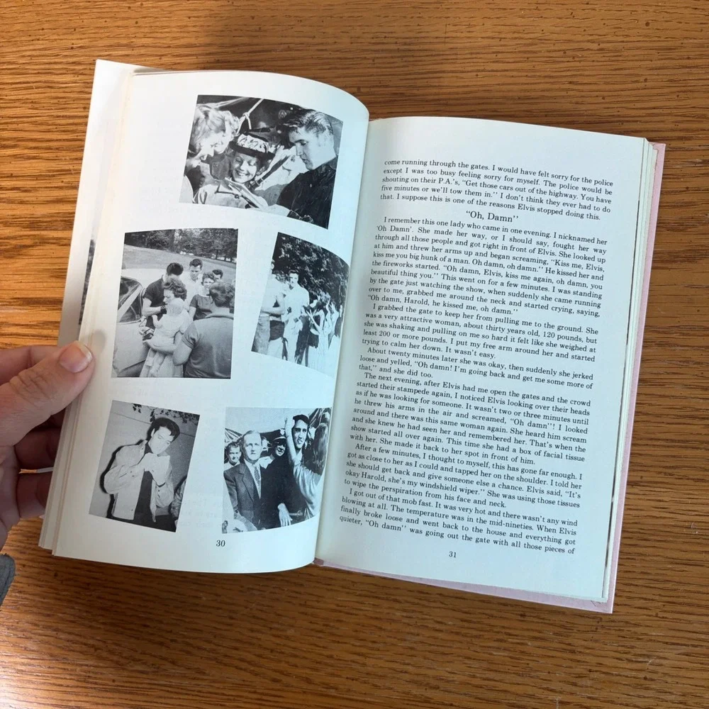 Elvis Presley's Graceland Gates by Harold Loyd 1987 Hardcover Elvis Cousin Book